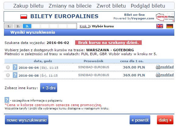 Bilety autokarowe Eurobus Polska Szwecja