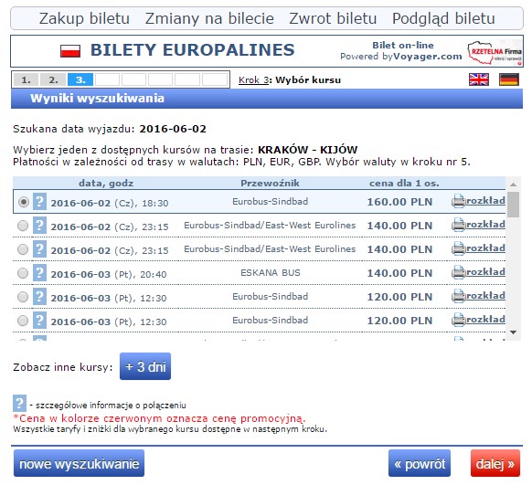 Bilety autokarowe Eurobus Polska Ukraina